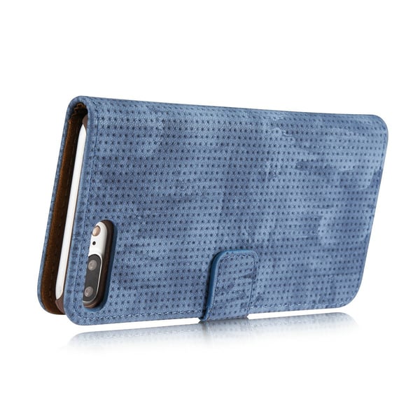 Plånboksfodral i Retrodesign från LEMAN till iPhone 7 Plus