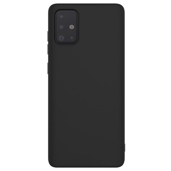 Samsung Galaxy A71 - Mattbehandlat Tunt Skal & Skärmskydd