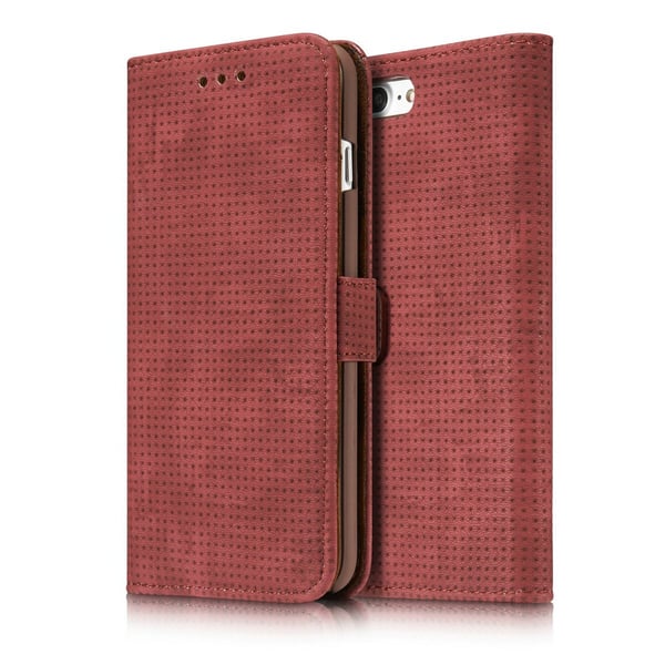 Plånboksfodral i Retrodesign från LEMAN till iPhone 8 Plus