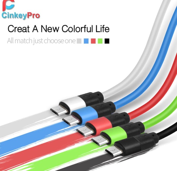 MicroUSB-kabel från CinkeyPro - Long-life 100cm