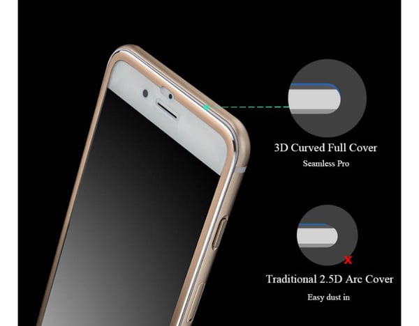 iPhone 6/6S Skärmskydd 3D (3-PACK) från HeliGuard