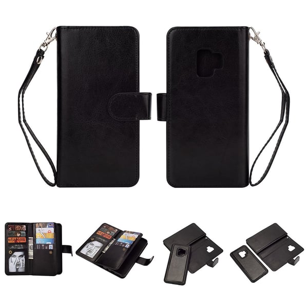 Stilrent Plånboksfodral (9-Kort) för Samsung Galaxy S9+ LEMAN