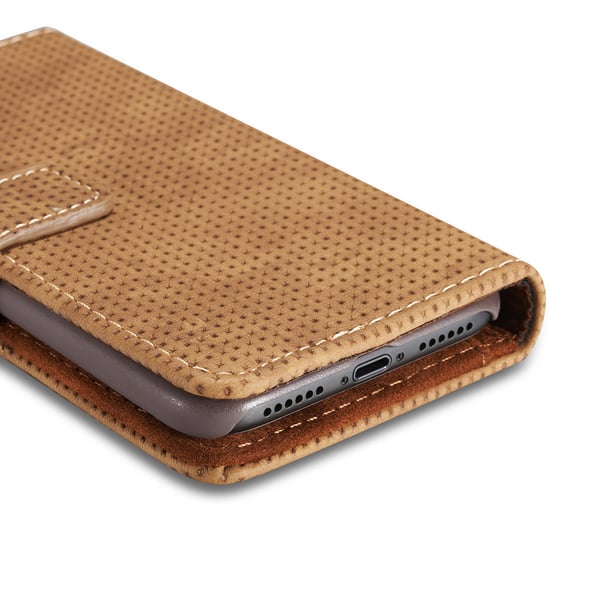 Plånboksfodral i Retrodesign från LEMAN till iPhone XS Max