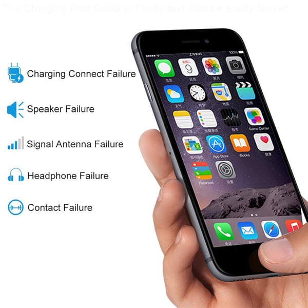 iPhone 8 PLUS - Laddningsport Reservdel (Högkvalitet)