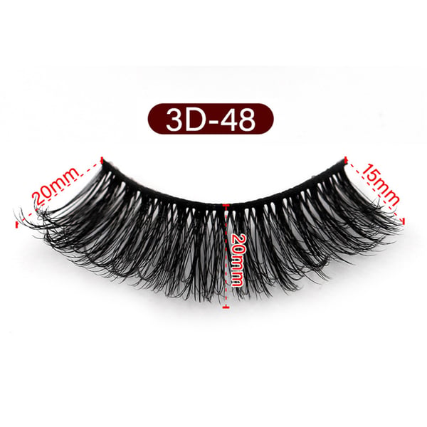 Eleganta 5-Par 3D Lösögonfransar