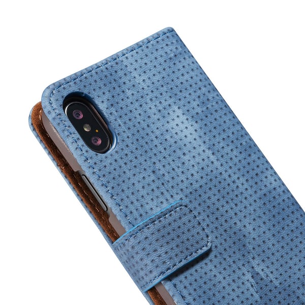 Plånboksfodral i Retrodesign från LEMAN till iPhone XS Max
