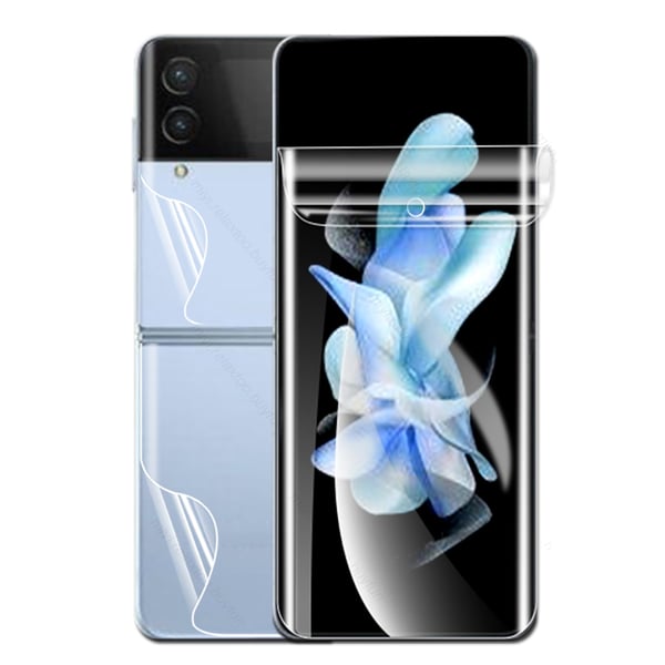 3-PACK Samsung Z flip 4 - Hydrogel Skärmskydd (inkl kameraskydd)