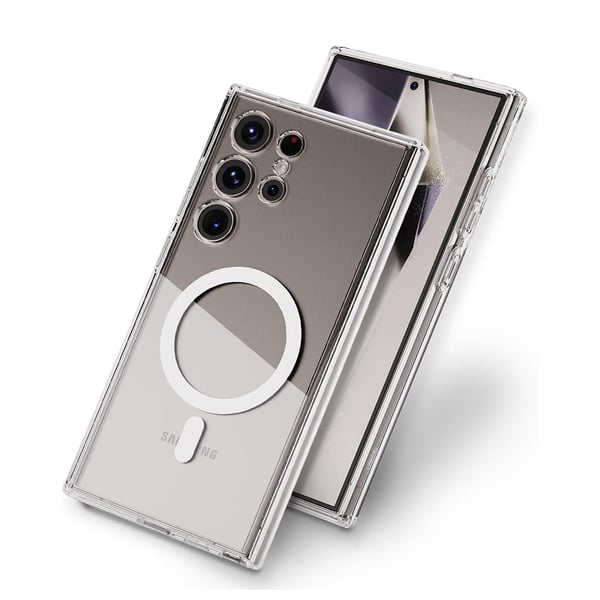 Galaxy S22 ULTRA - Magnetiskt trådlöst laddningsskal med stötskydd