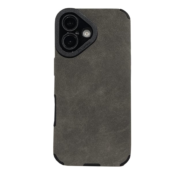 iPhone 16  Elegant Silikonskal med Skyddande Kant runt Kameran