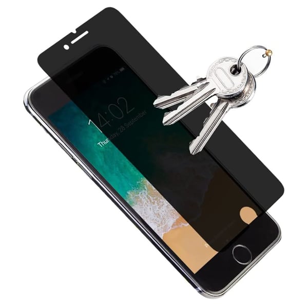 2-PACK iPhone 7 Plus Skärmskydd Anti-Spy HD 0,3mm