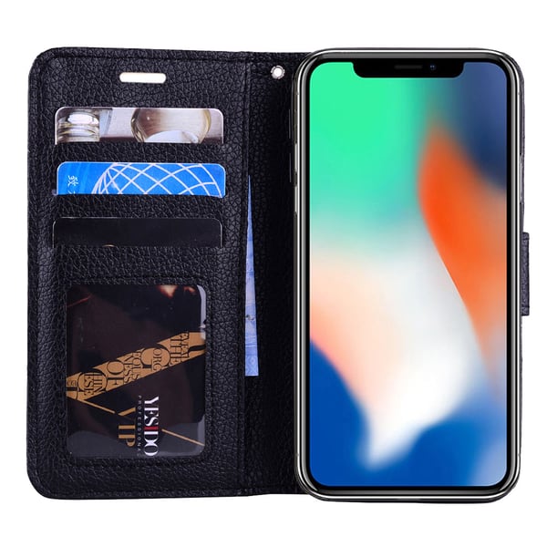 Praktiskt Fodral med Plånbok till iPhone XS Max