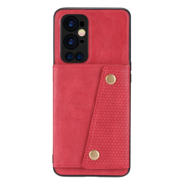 OnePlus 9 Pro - Praktiskt Stilsäkert Skal med Korthållare