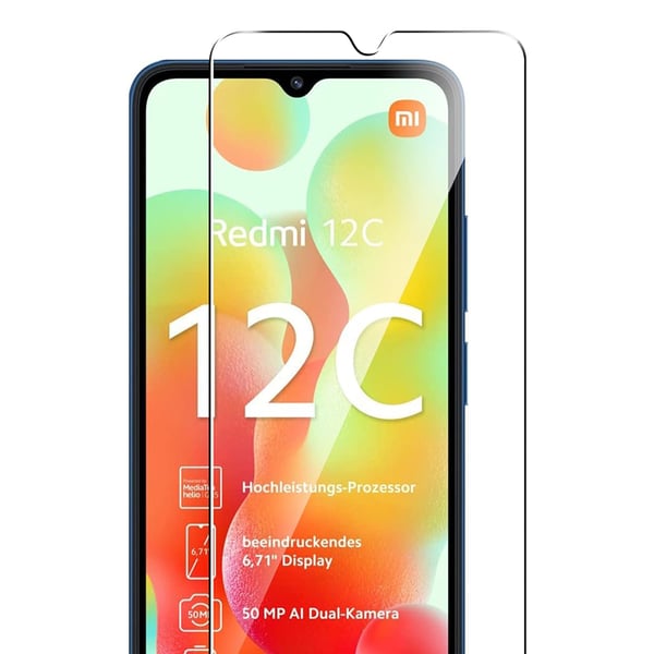 Xiaomi Redmi 12C Skärmskydd Standard HD 0,3mm