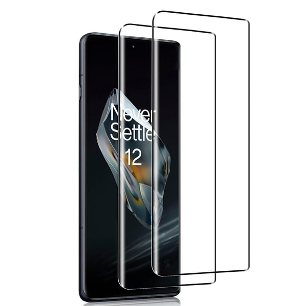 OnePlus 12 Skärmskydd 3D 0,3mm Svart Ram