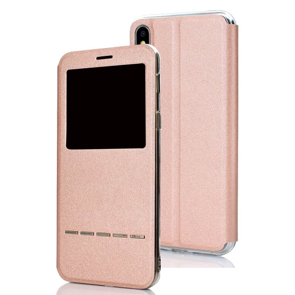 Elegant Smartfodral (Svarsfunktion) F�nster iPhone XS Max
