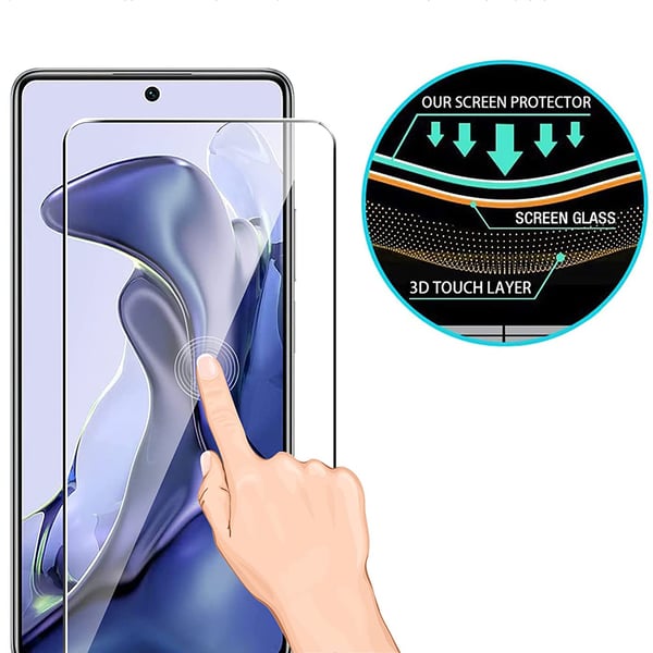 2-PACK Xiaomi 11T Pro Skärmskydd Standard HD 0,3mm