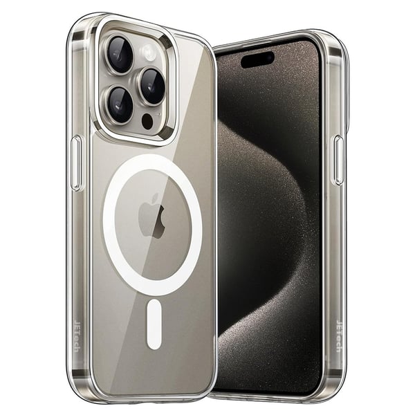 iPhone 15 Pro Max - Skyddande Stöttåligt Magnetiskt Skal