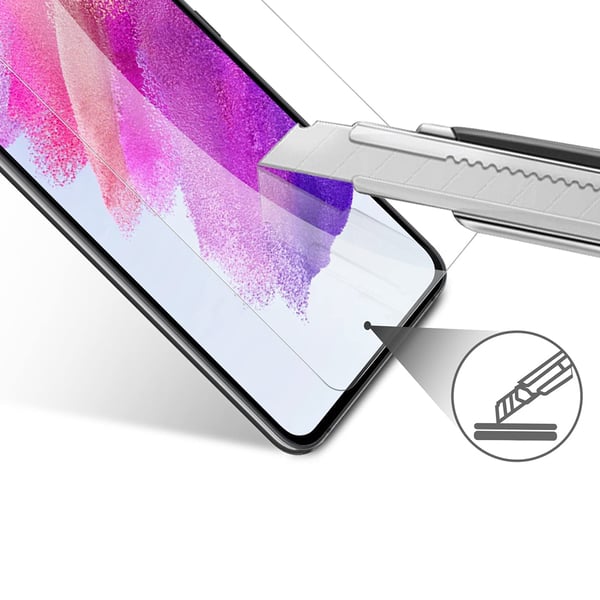 3-PACK Samsung Galaxy S21 FE Hydrogel Skärmskydd 0,3mm