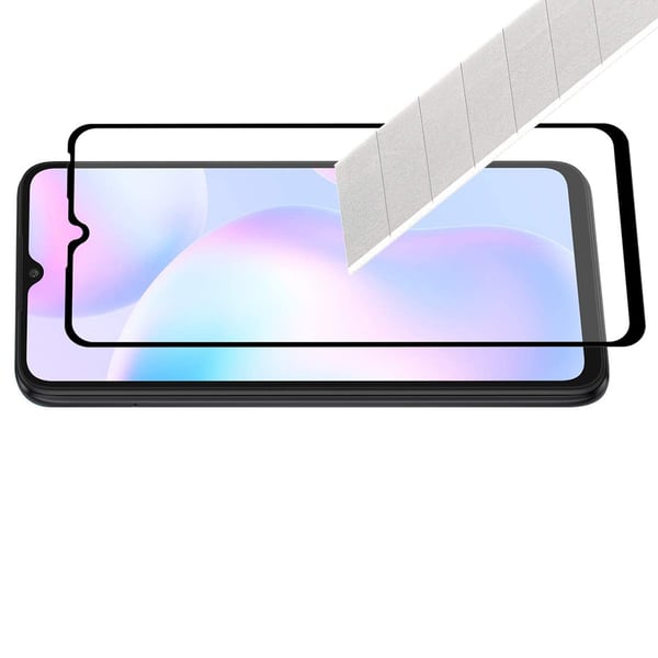 Heltäckande Härdat Glas 2.5D Skärmskydd Redmi 10C (2-pack)