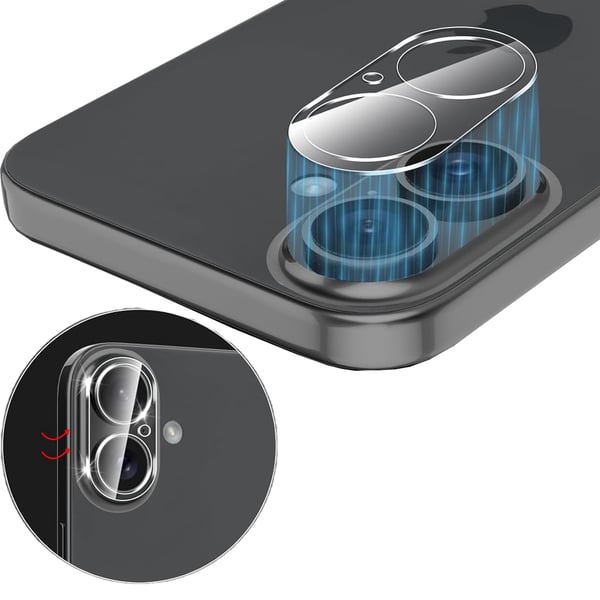 iPhone 16 Plus - Kameralinsskydd Standard HD 0,3mm