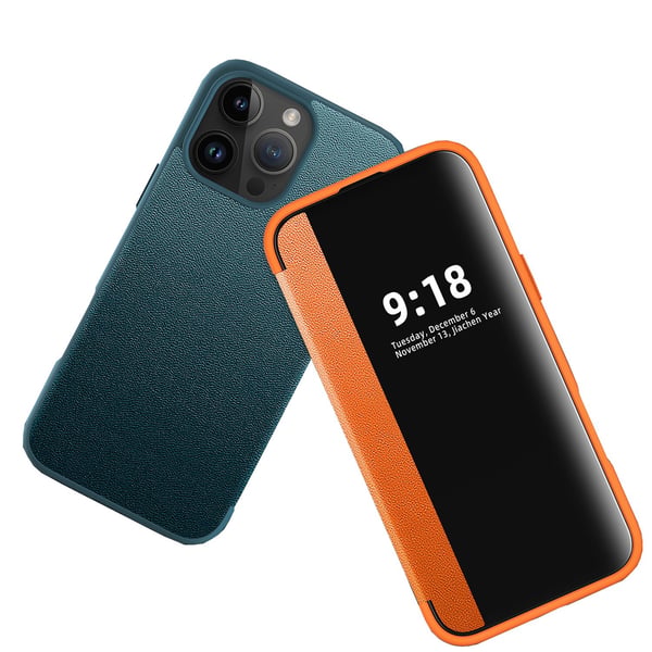 iPhone 12 mini PU-läderfodral med smart funktion