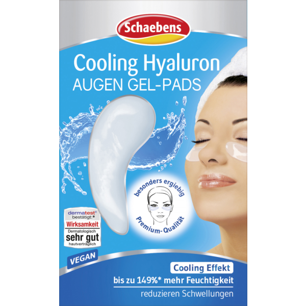 Ögongelepads från Schaebens - Cool Hyal - 4-Pack