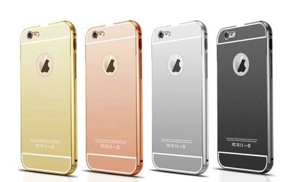 iPhone 6/6S - Elegant skal fr�n LEMAN (ram i Aluminium)