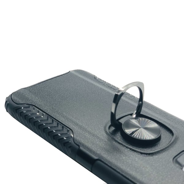 Exklusivt (LEMAN) Skal med Ringhållare - Samsung Galaxy A8 2018