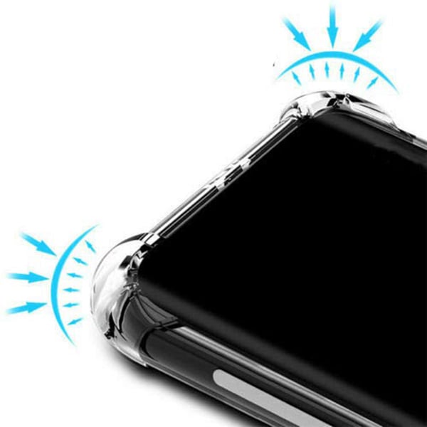 Samsung Galaxy A50 - Stötdämpande Silikonskal med Kortfack