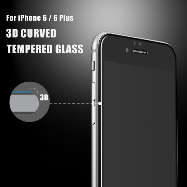 iPhone 6/6S Plus Carbon-Skärmskydd från HuTech 3D/HD