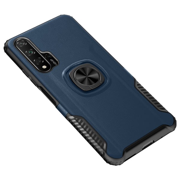 Huawei Nova 5T - Genomtänkt Skal med Ringhållare LEMAN