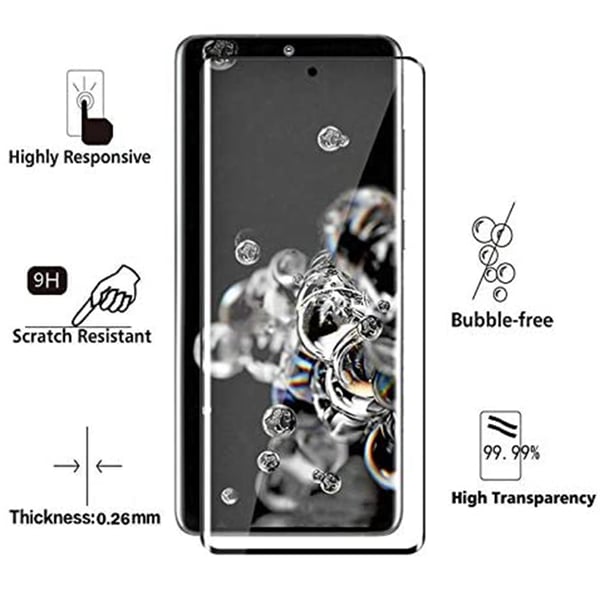 S20 Plus Skärmskydd FULL-GLUE 9H 0,2mm HD-Clear