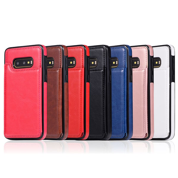 Samsung Galaxy S10e - NKOBEE Läderskal med Plånbok/Kortfack