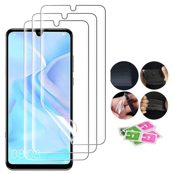 P30 Lite 3-PACK Mjukt Skärmskydd PET 9H 0,2mm
