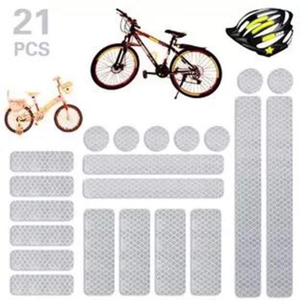 21-Pack Reflex-Remsor i Varierade Former