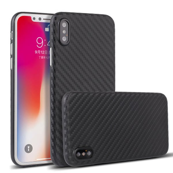 iPhone X/XS - Kraftfullt Stöttåligt Karbon Skal
