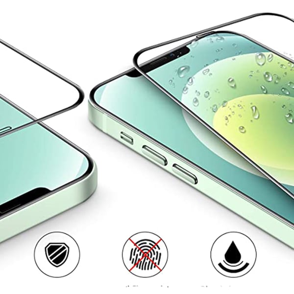 iPhone 12 Mini 2-PACK Skärmskydd 2.5D 9H 0,3mm