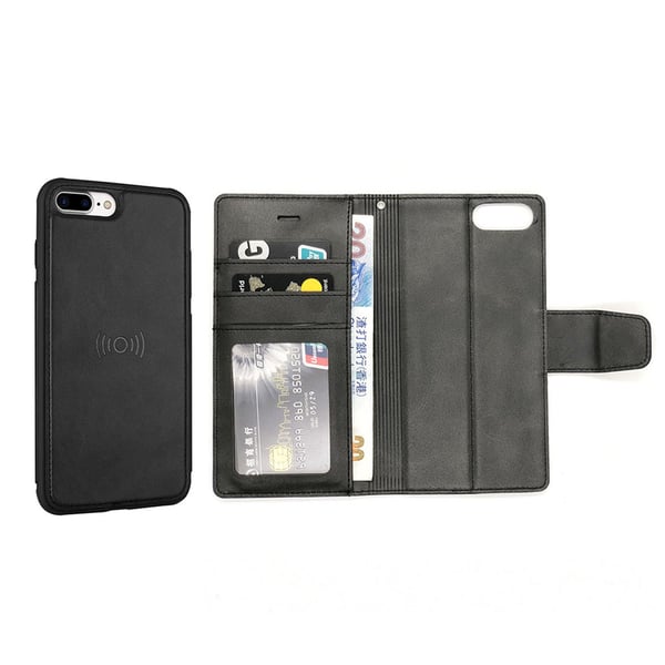iPhone 7 Plus - Exklusivt Dubbelfunktion Plånboksfodral