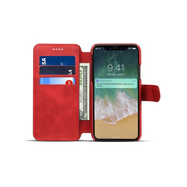 Praktiskt Fodral med Plånbok - iPhone X/XS (PU-Läder)