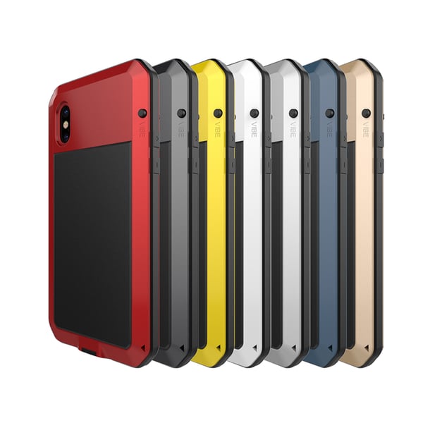 Kraftigt Skyddsfodral av Aluminum till iPhone X/XS