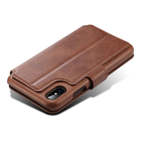 Praktiskt Fodral med Plånbok - iPhone X/XS (PU-Läder)