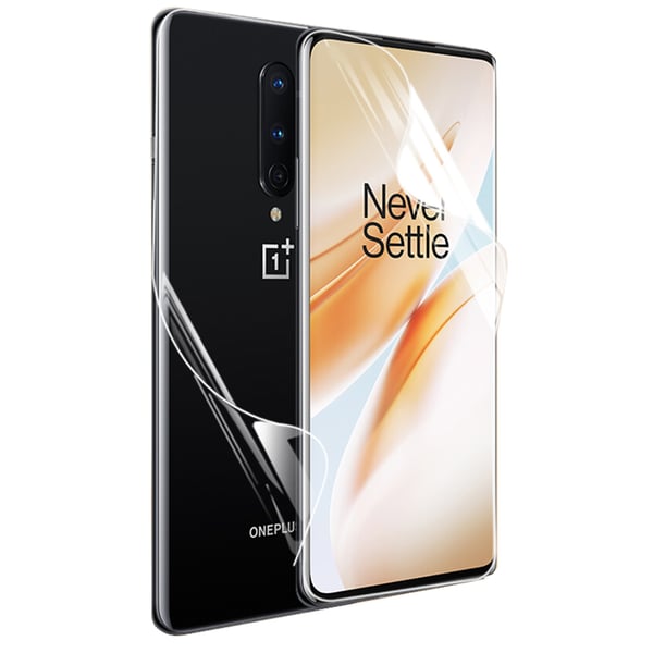 OnePlus 7 Pro 2-PACK Mjukt Skärmskydd PET 9H 0,2mm