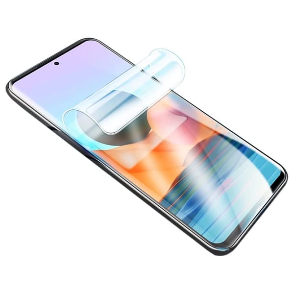 Redmi Note 10 Pro Mjukt Skärmskydd i Hydrogel-variant