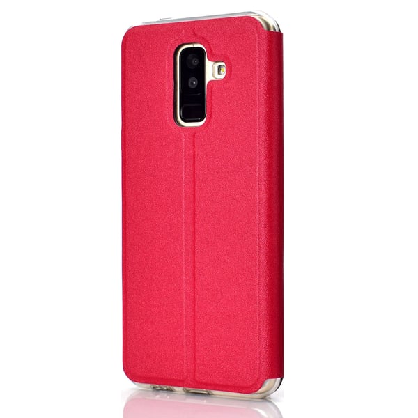 Smartfodral med Fönster & Svarsfunktion till Samsung Galaxy A6
