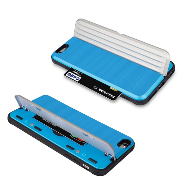 Elegant Skal med kortfack till iPhone 6/6S Plus