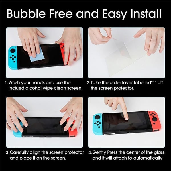 2-PACK Nintendo Switch Skärmskydd Standard 0,3mm