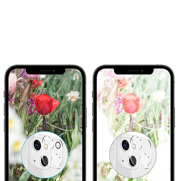 2-PACK iPhone 14 Kameralinsskydd Standard HD 0,3mm