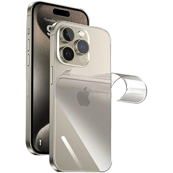 iPhone 16 Pro Baksida Hydrogel Skärmskydd HD 0,2mm