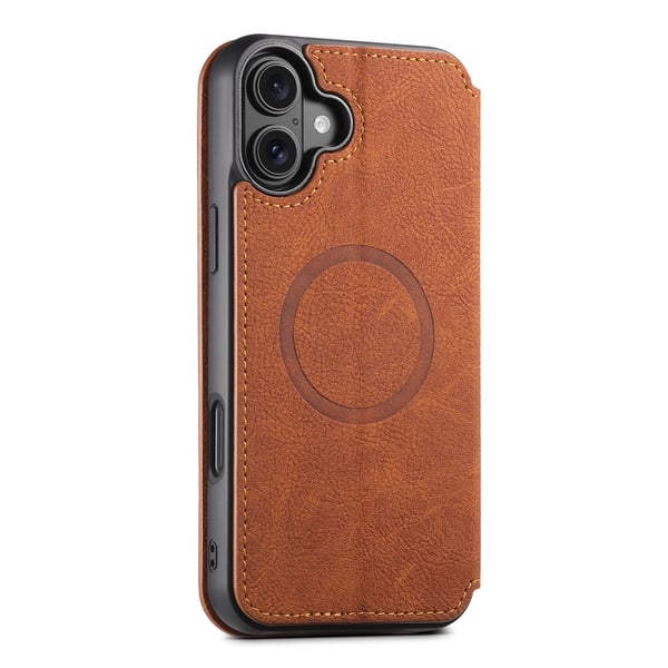 iPhone 16 - Exklusivt Plånboksfodral - Stil, Funktion & Skydd!