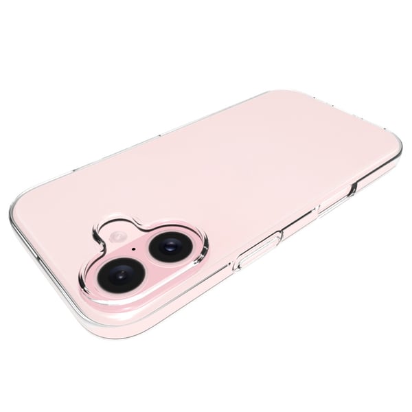 iPhone 16+ Skal i Krispigt Klar Design - Tunt och Stötdämpande Silikonskal
